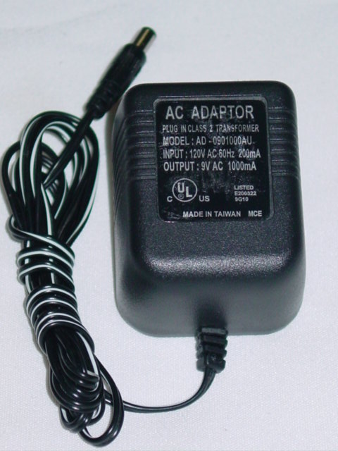 NEW AD-0901000AU AC Adapter 9VAC 1000mA AD0901000AU - Click Image to Close